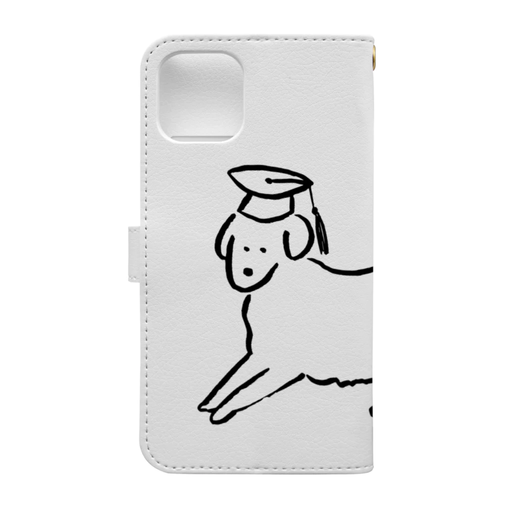 sai_24_のMASAMA omedeto1 Book-Style Smartphone Case :back