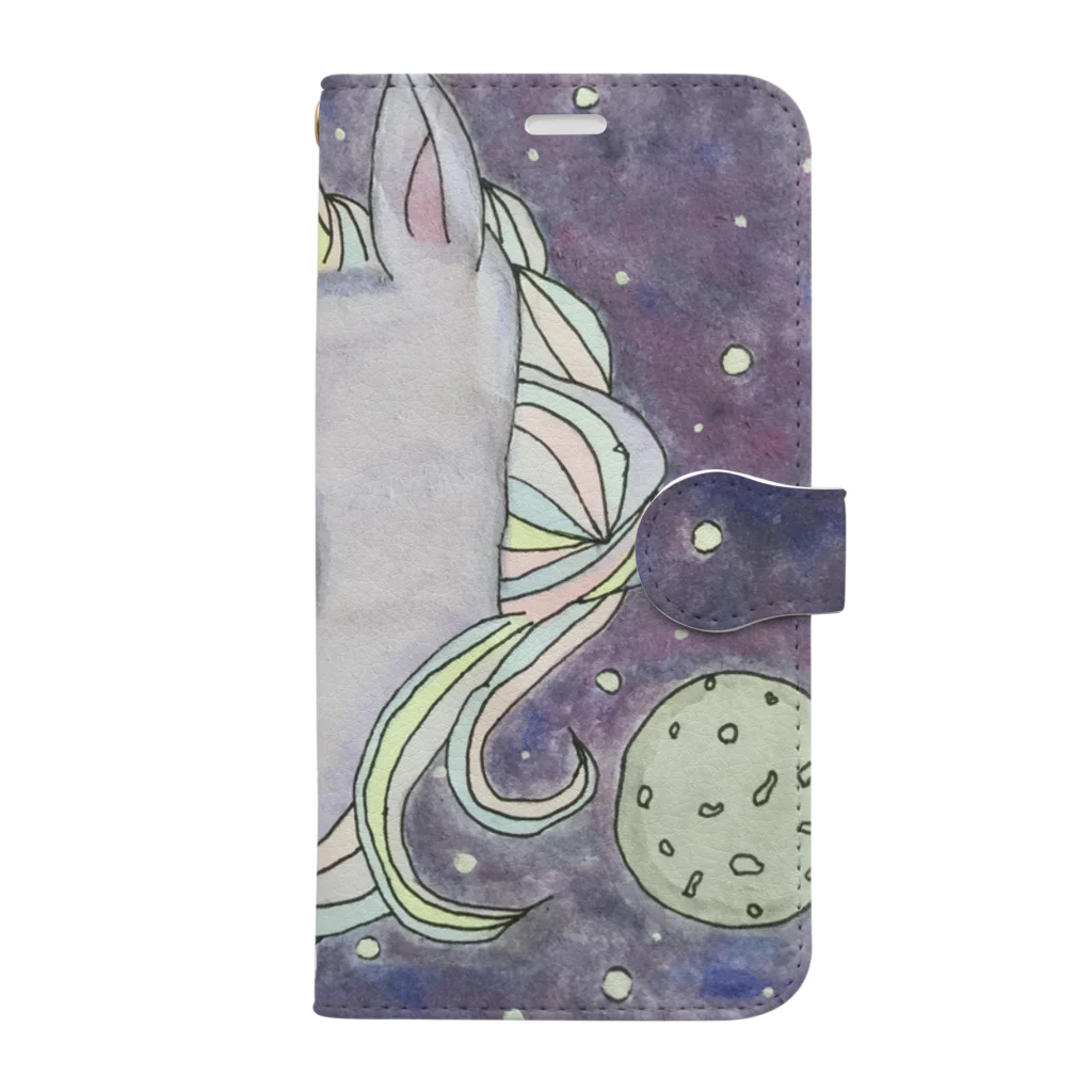 しゅー                                       ✧Shu✧︎  unicorn✴︎universeのunicorn✴︎universe 手帳型スマホケース