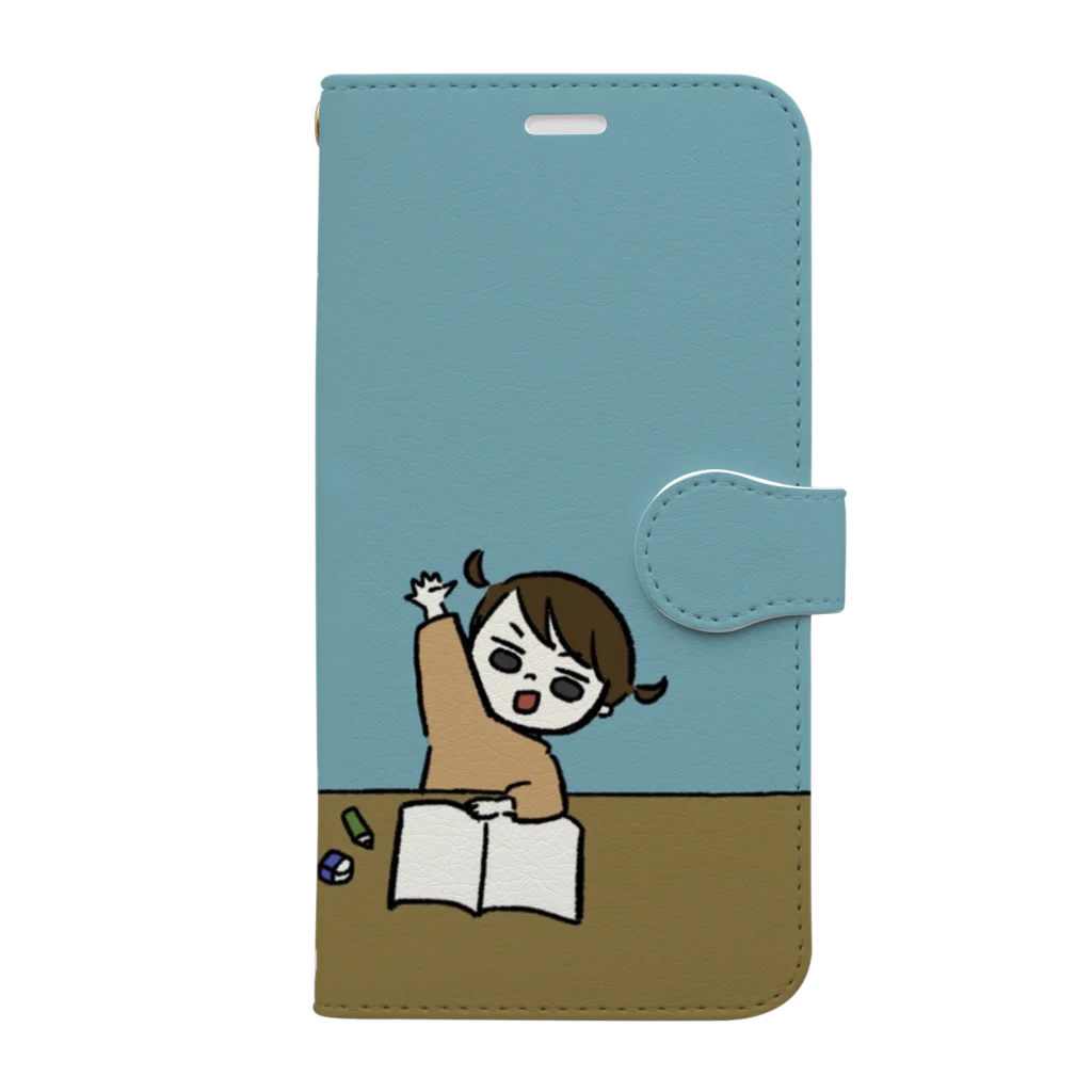 るま@沖縄グッズ販売中のはーい Book-Style Smartphone Case