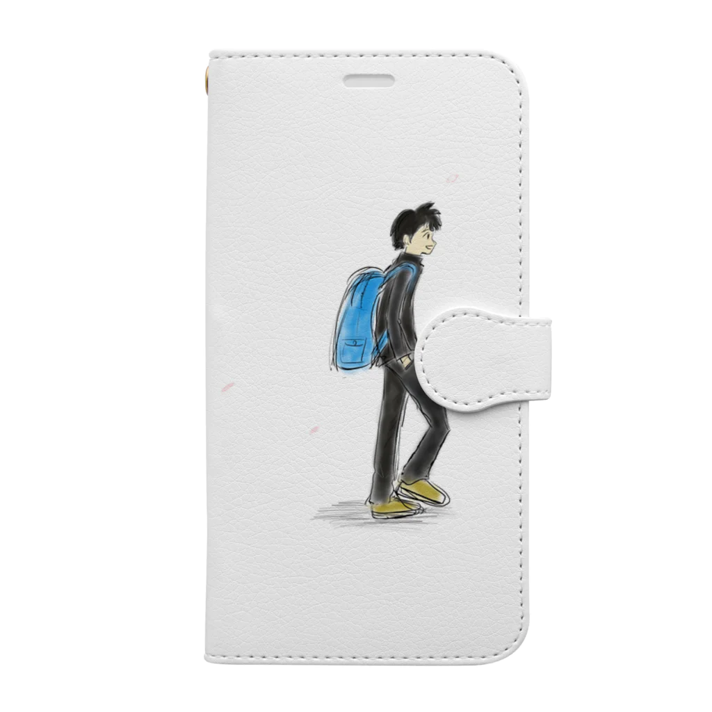 うんこミサイルのパイセンうんこシリーズ Book-Style Smartphone Case