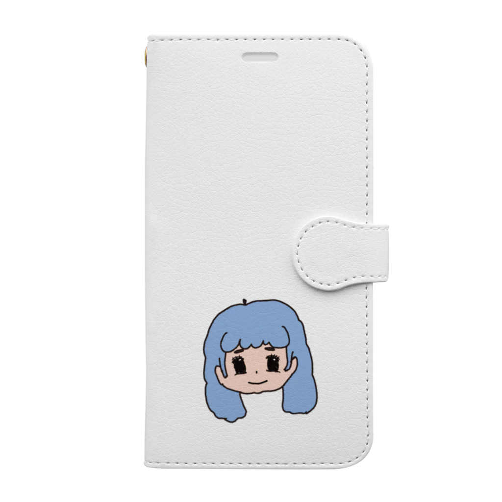 KANI'Sのくすみブルーの10代 Book-Style Smartphone Case