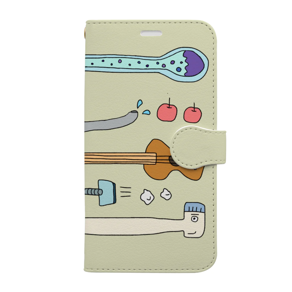 potato atelierのlong long long Book-Style Smartphone Case