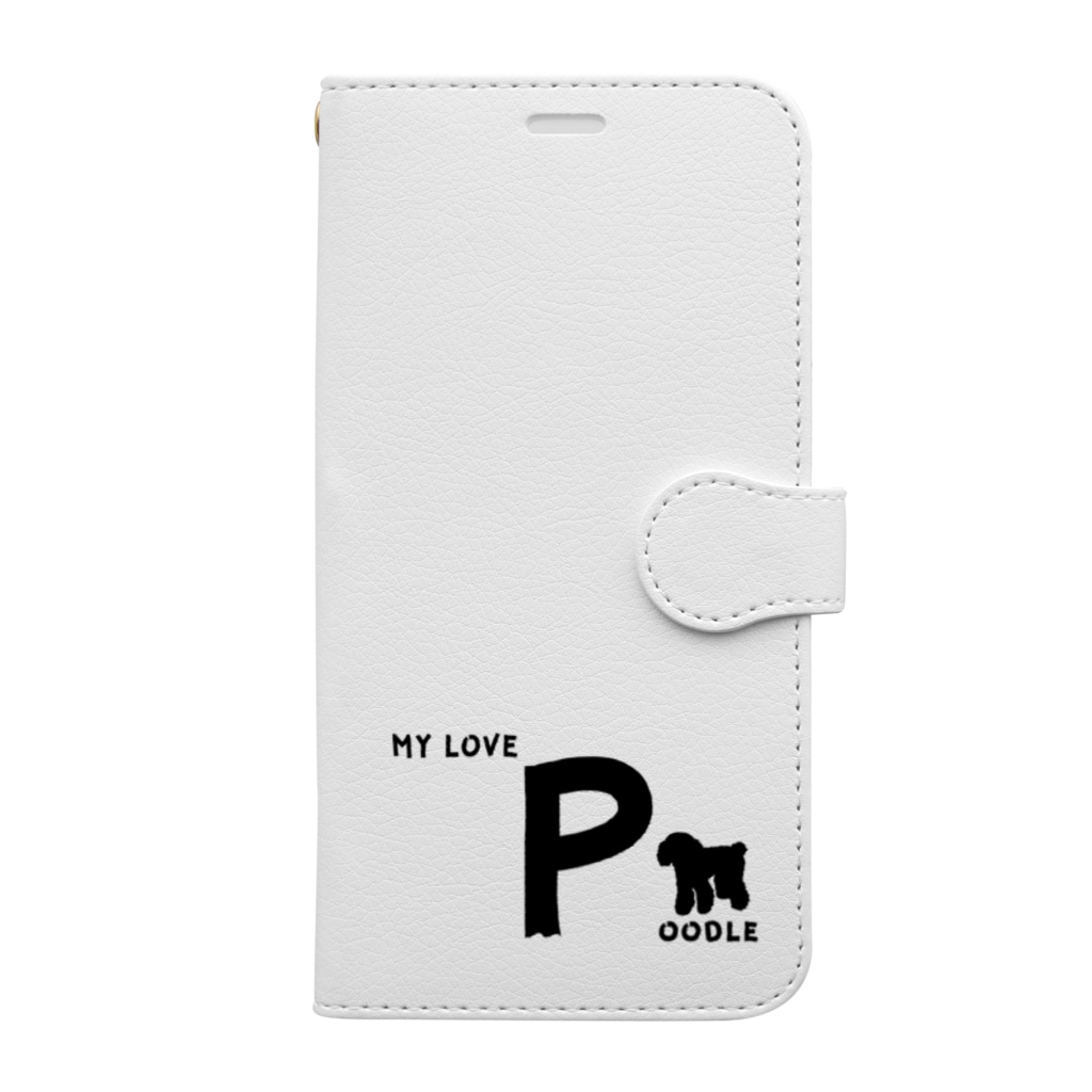 onehappinessのMY LOVE POODLE（プードル） Book-Style Smartphone Case