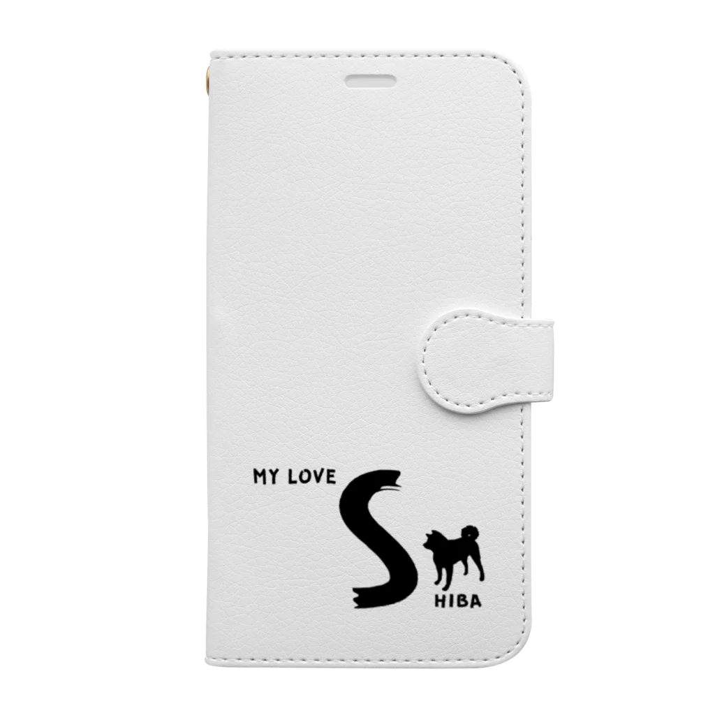 onehappinessのMY LOVE SHIBA（柴犬） Book-Style Smartphone Case