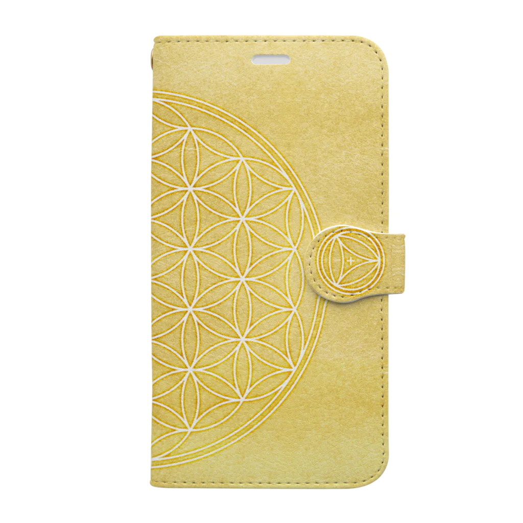 DieodeDesign2022の(11Pro)FlowerofLife2020 手帳型スマホケース