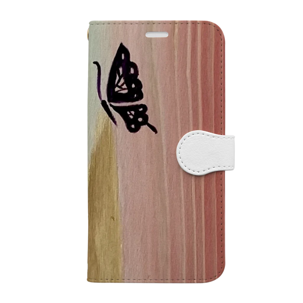 木目アート🖼Hitomi の木目アート-忍- Book-Style Smartphone Case