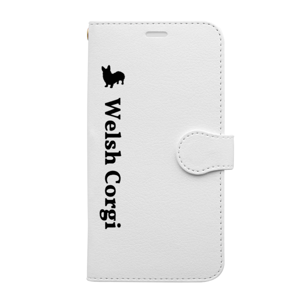 onehappinessのウェルシュ・コーギー Book-Style Smartphone Case