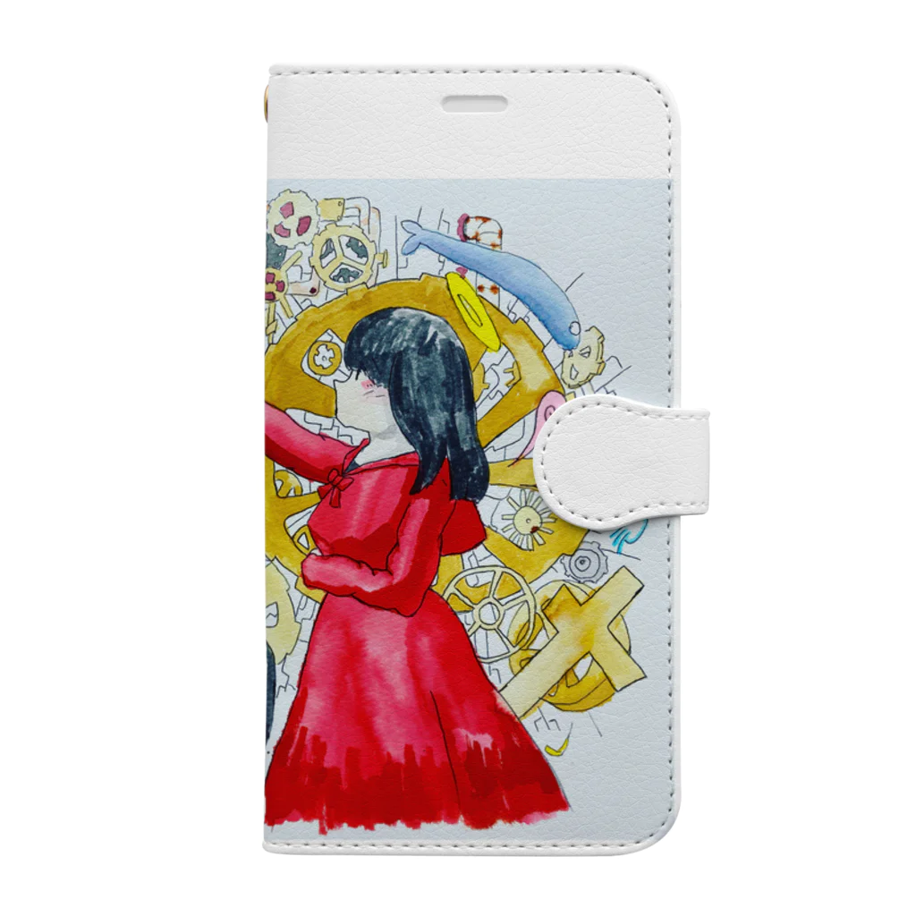 うみとび雑貨のうつつのいのり Book-Style Smartphone Case