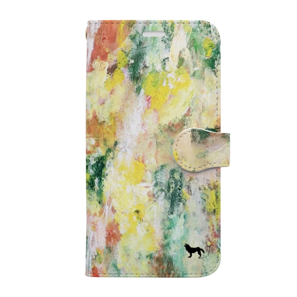 ohkamiのohkami 油絵アートデザイン Book-Style Smartphone Case