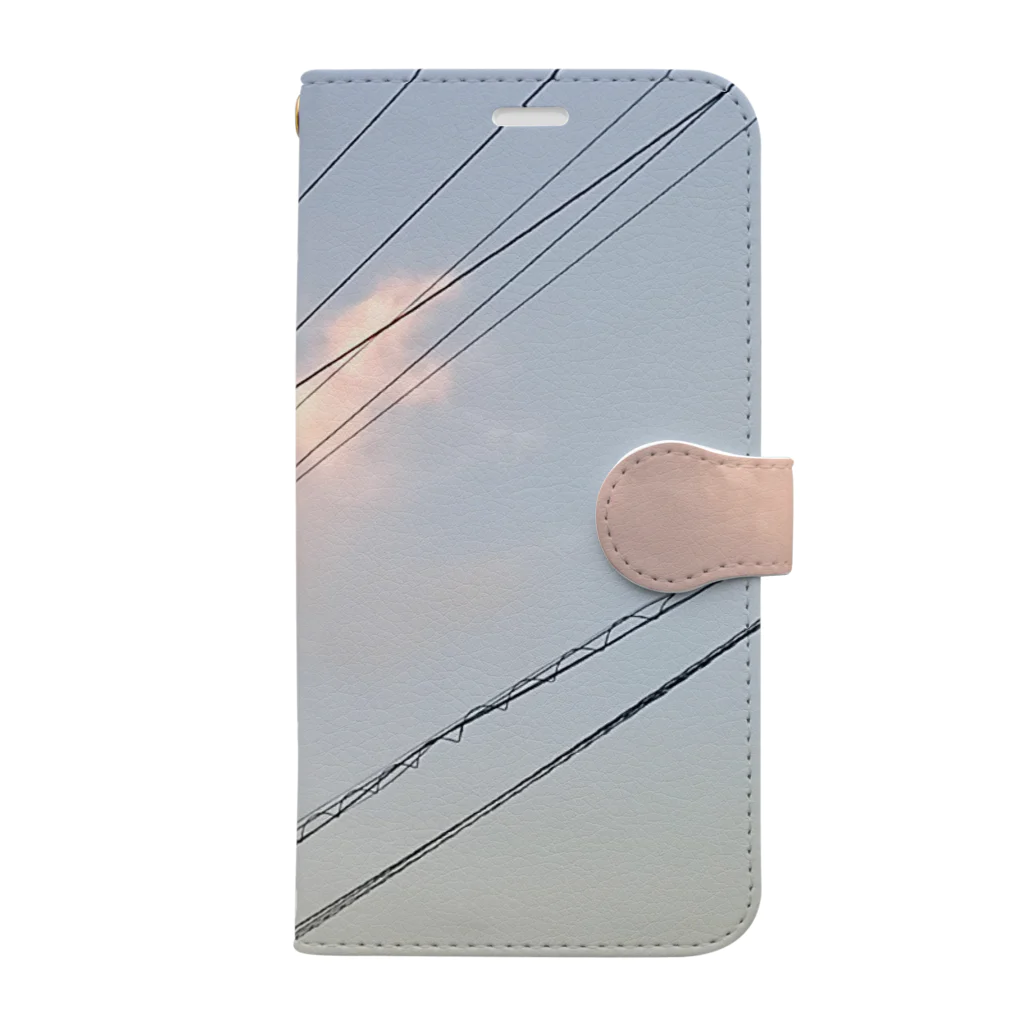 粉末の秋空 Book-Style Smartphone Case