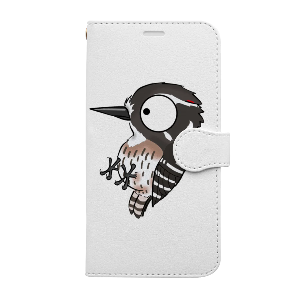 とりみちゃんの野鳥グッズのお店のコゲラ Book-Style Smartphone Case