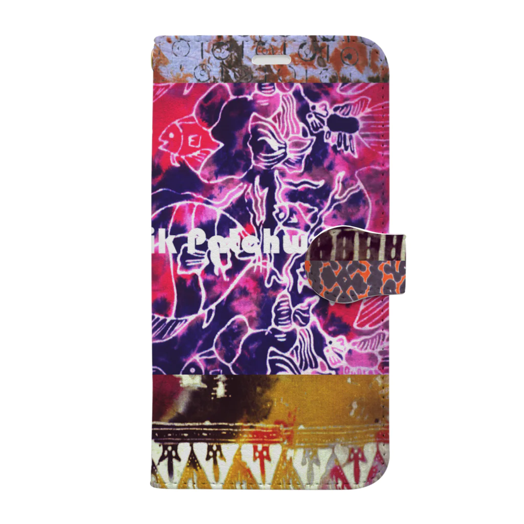 alt_203のBatik Patchwork Book-Style Smartphone Case