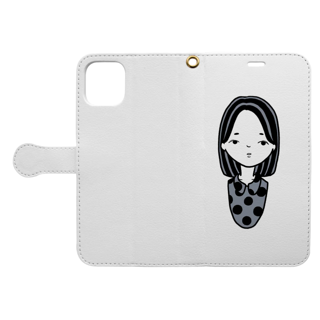 さらだのガール4 Book-Style Smartphone Case:Opened (outside)