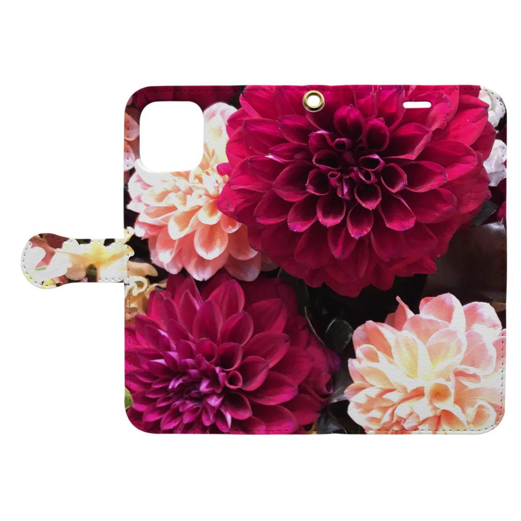 ayayan0555の情熱の花💕 手帳型スマホケースを開いた場合(外側)