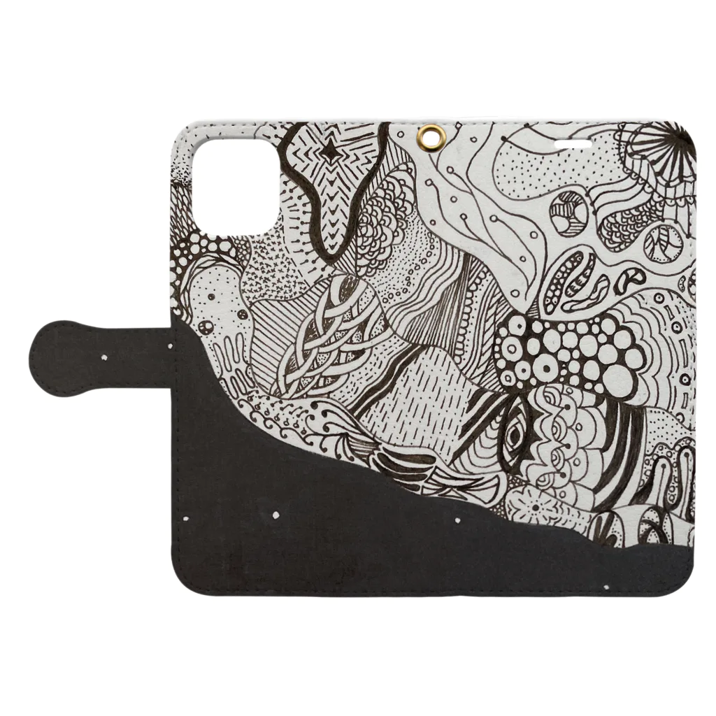 Yoshiko ポルボロンの#20201217 Book-Style Smartphone Case:Opened (outside)