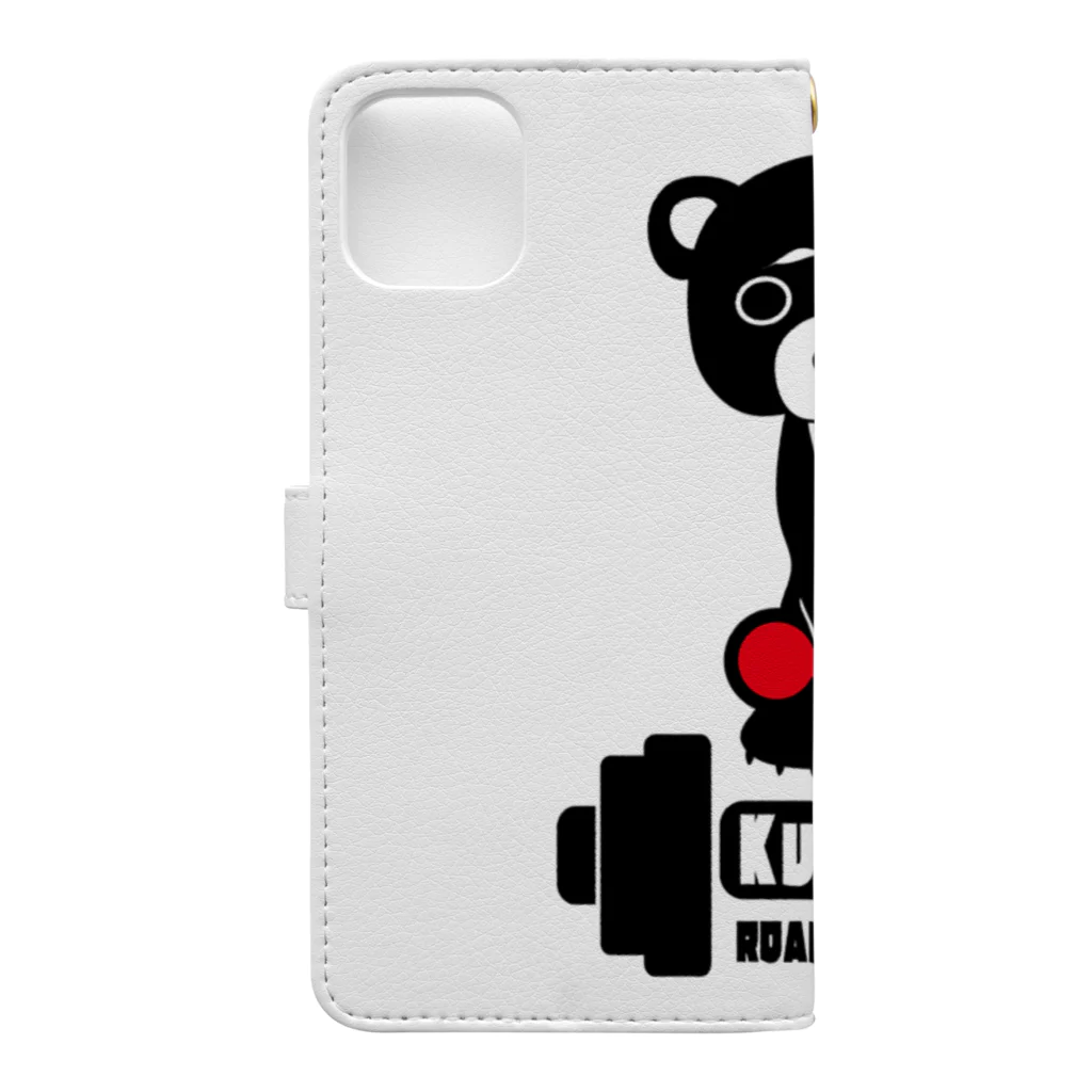 AQ-BECKのKumaCho-（A） ～Road to Macho～ Book-Style Smartphone Case :back