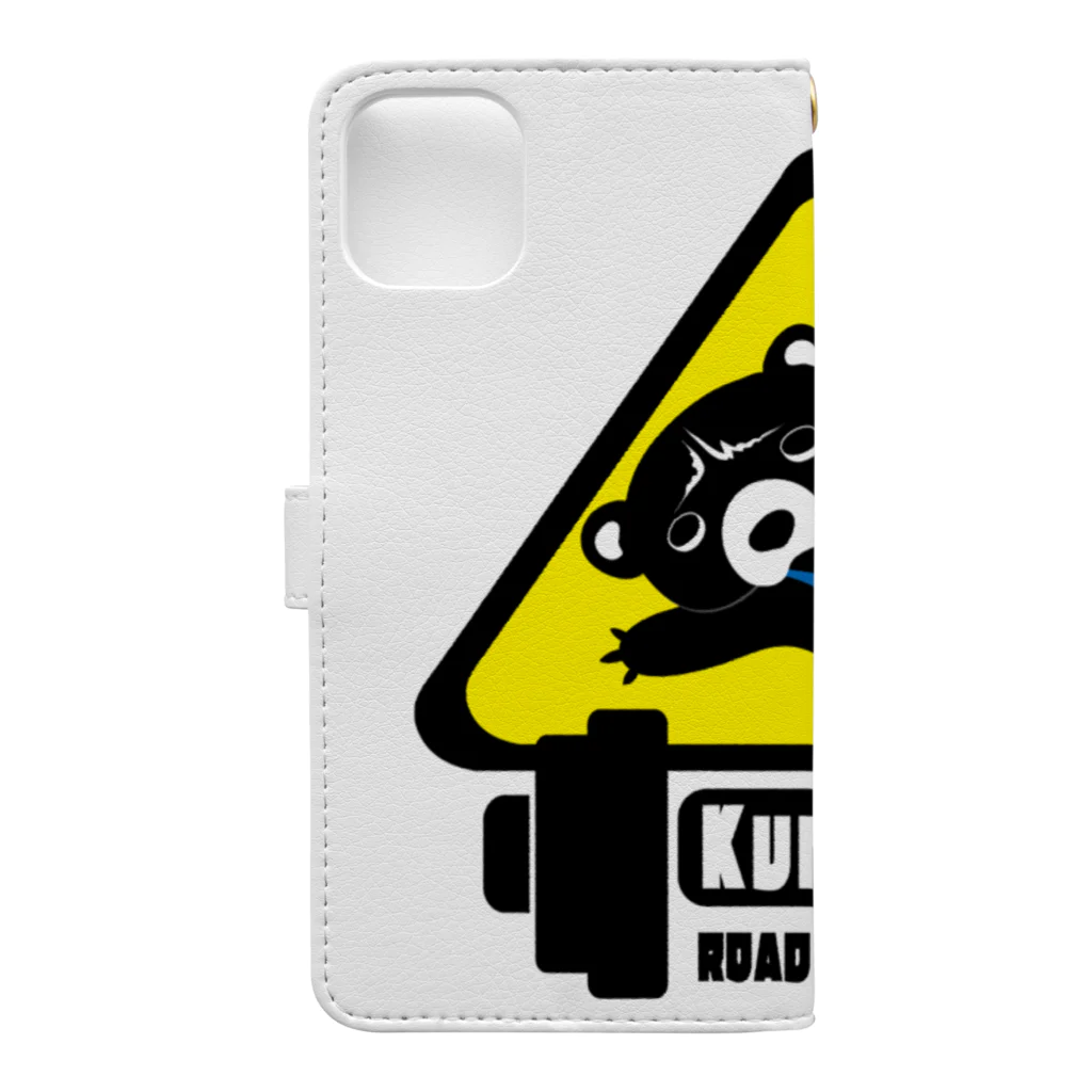 AQ-BECKのKumaCho-（B） ～Road to Macho～ Book-Style Smartphone Case :back