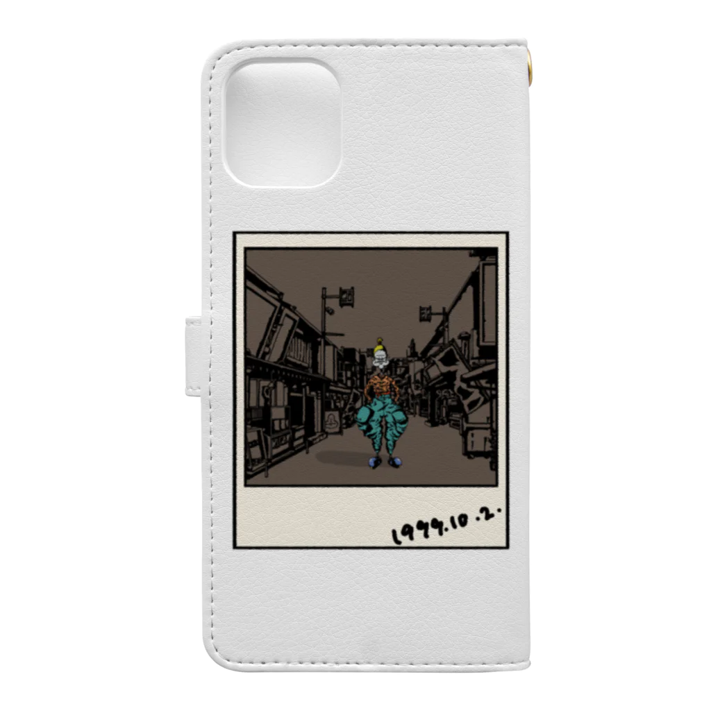 Tohma.m. のShogun Polaroid 手帖型スマホケース Book-Style Smartphone Case :back