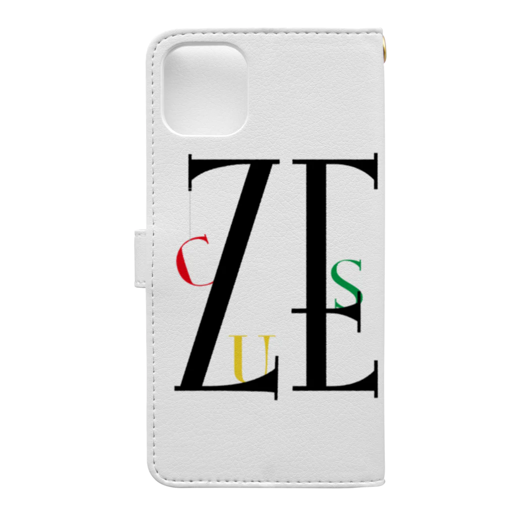 ZEROcustomのZEROcustomロゴシリーズ Book-Style Smartphone Case :back