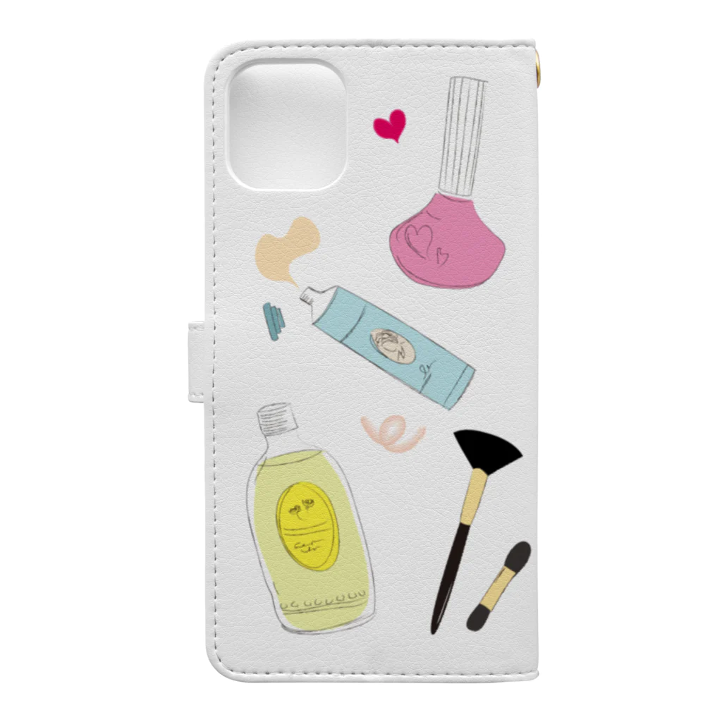 *Shuのsweet cosmetics Book-Style Smartphone Case :back