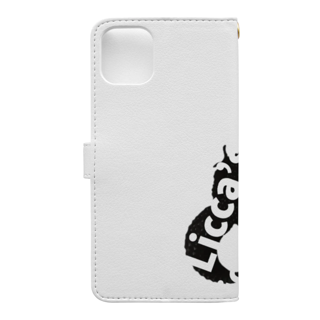 Licca's Lickのシトラスシルエット Book-Style Smartphone Case :back