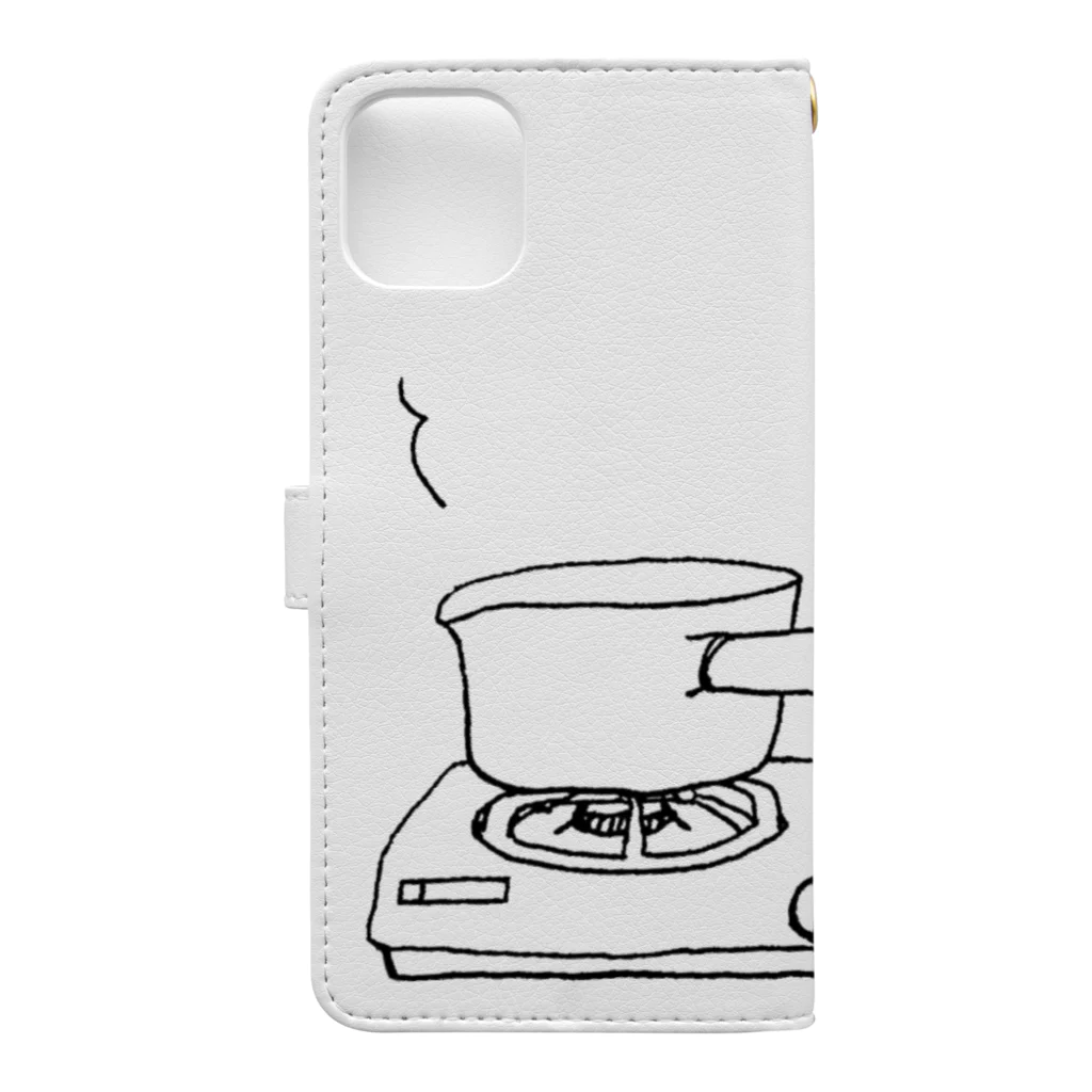 気ままに創作　よろず堂のほっとひと息 Book-Style Smartphone Case :back