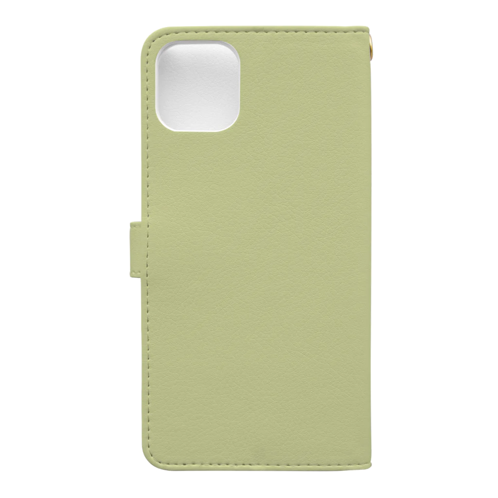 AVOCADO FAMILYの梅干しおにぎり Book-Style Smartphone Case :back