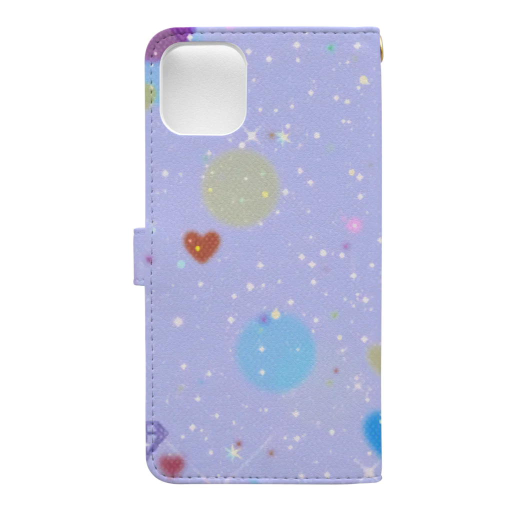 madeathのFancyDream(PURPLE) 手帳型スマホケースの裏面