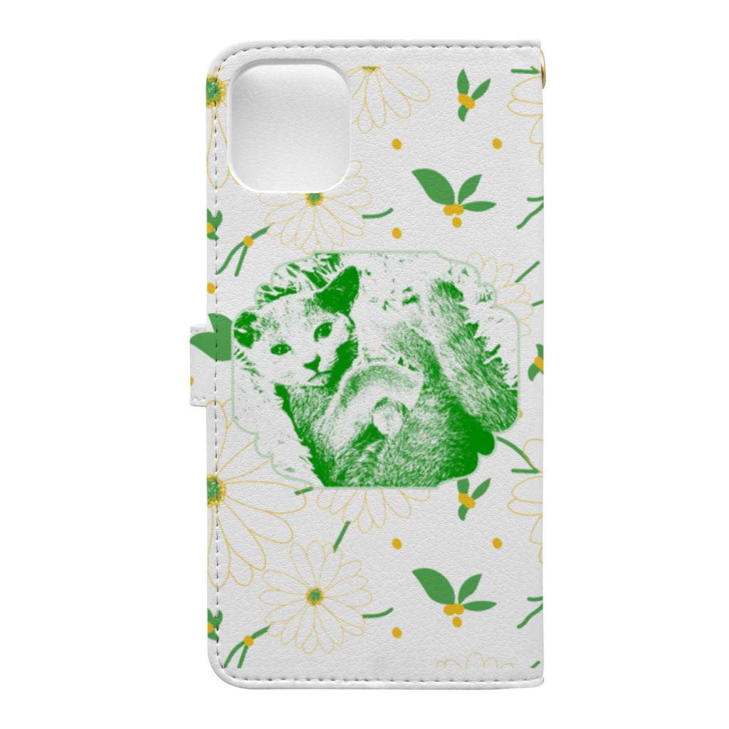 russibooのalice_flower Book-Style Smartphone Case :back