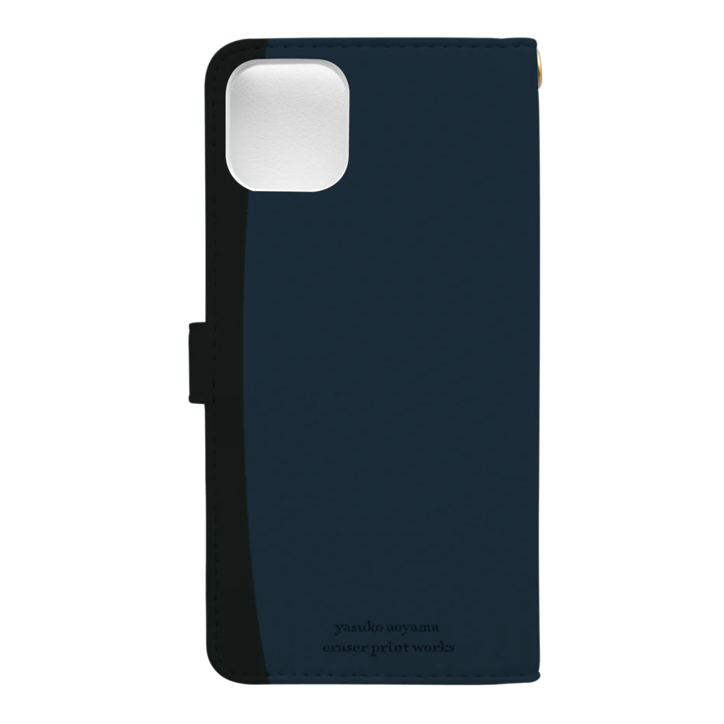 にじのひとひら 2号店の水底の鮮やかさ　iPhone11推奨 Book-Style Smartphone Case :back