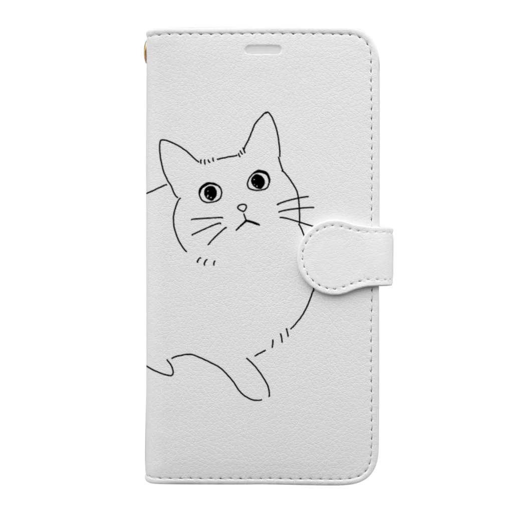 コリンズのエリザベス is Cat 手帳型スマホケース