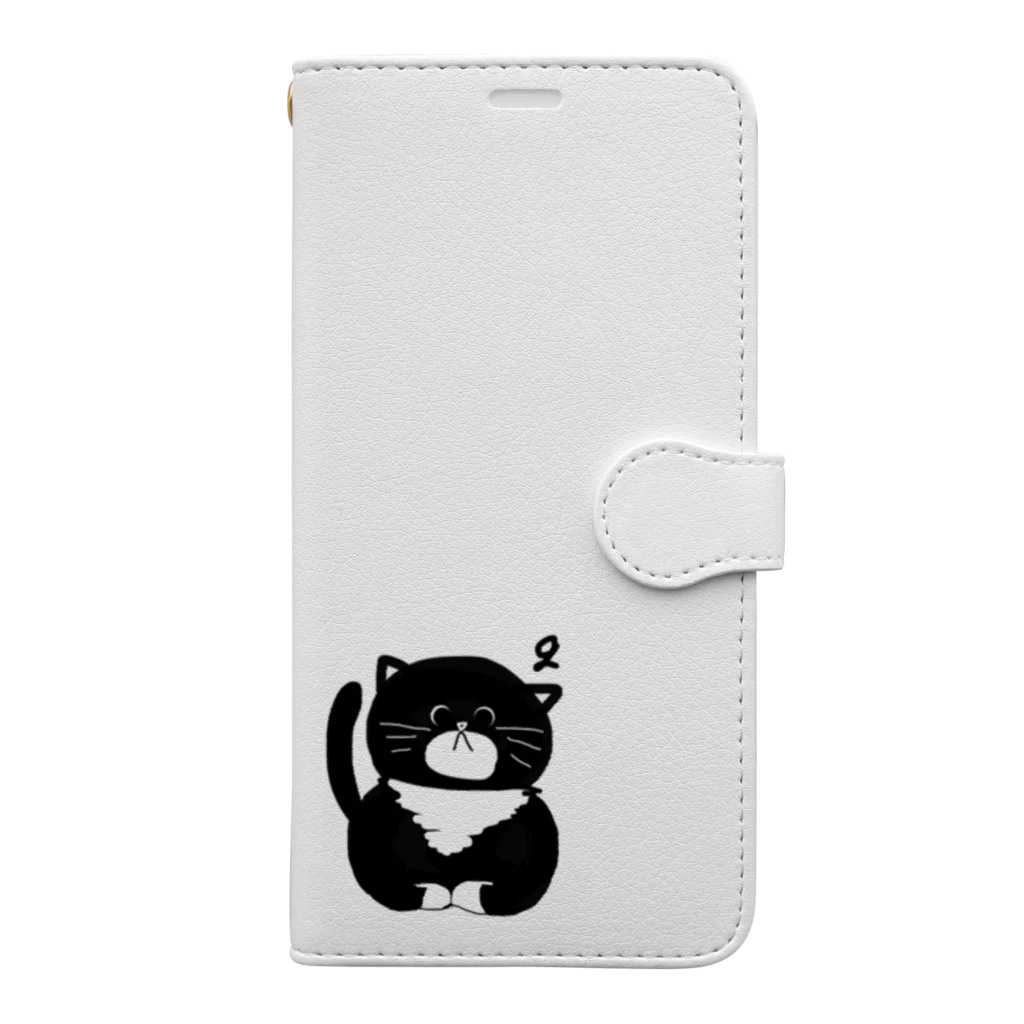 猫(gnp)の動かない猫 Book-Style Smartphone Case