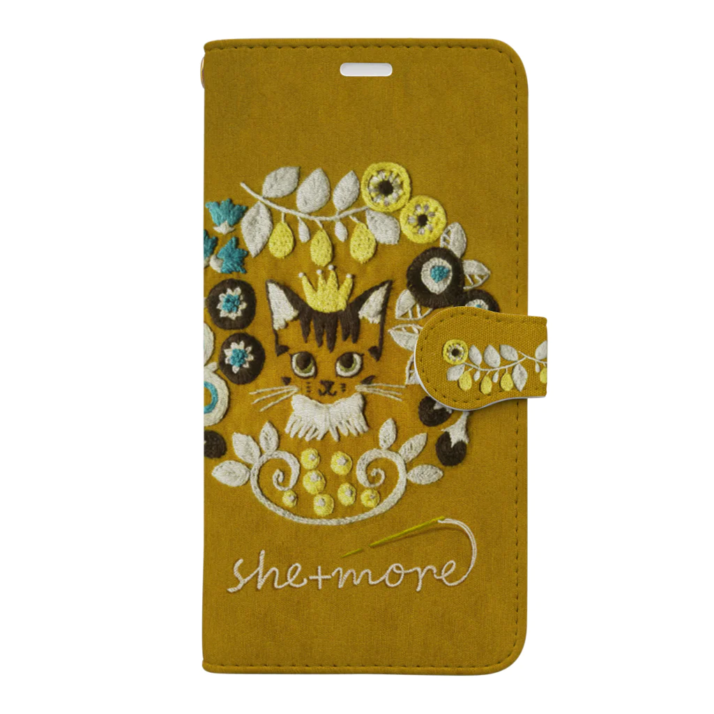 シーモア（she+more）の(iphone11/12/)きみは王様 Book-Style Smartphone Case