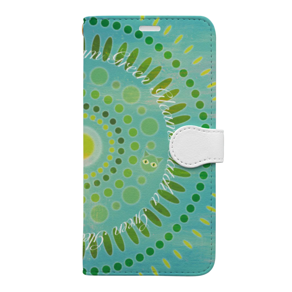 Green GleamsのCatch a Green Gleam スマホケース Book-Style Smartphone Case