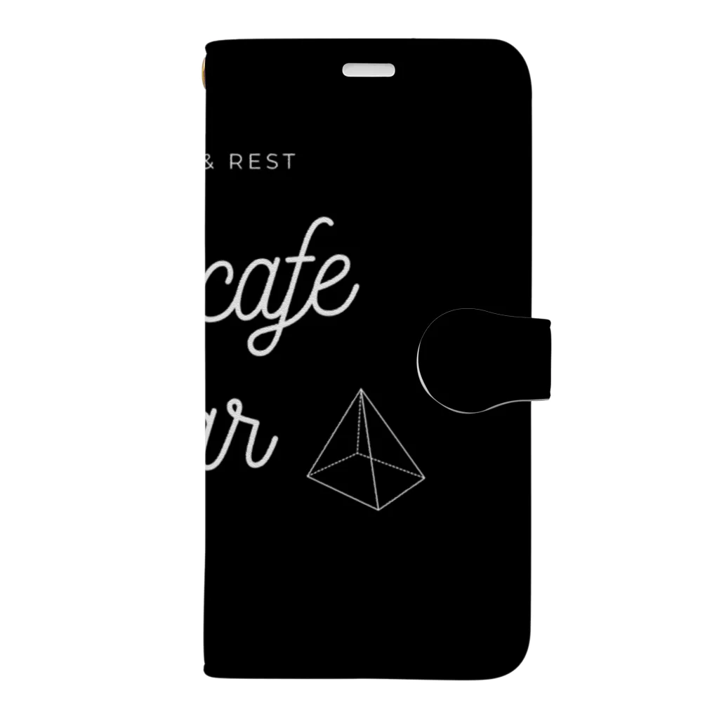 uta cafeのuta cafe bar 手帳型スマホケース