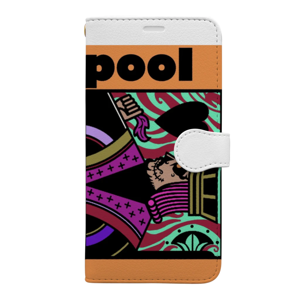 Jackpool のJackpoolトランプ柄 手帳型スマホケース