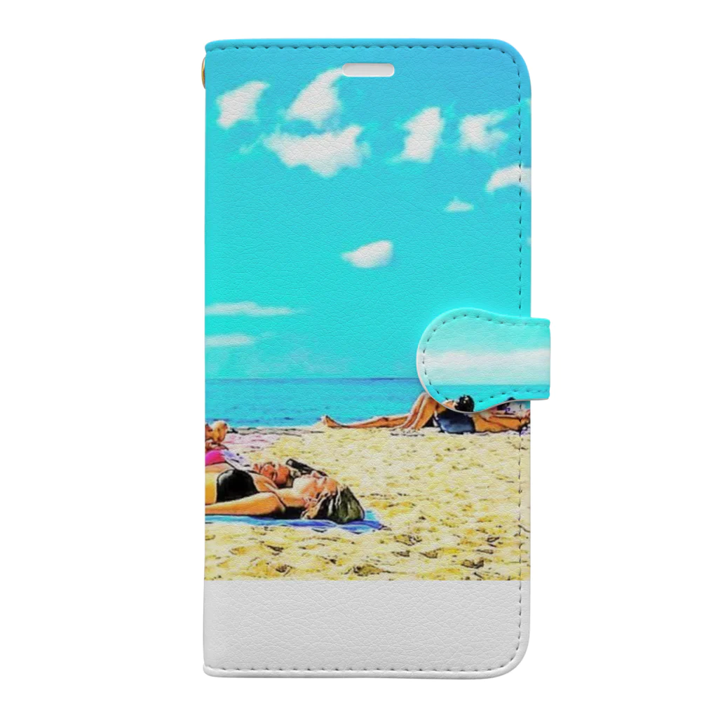 Hawaii Picturesのワイキキビーチ🌊 Book-Style Smartphone Case