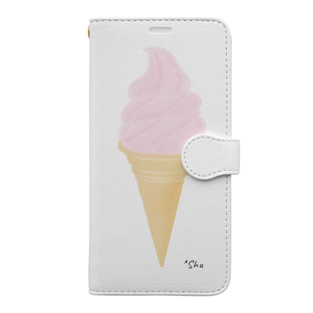 *ShuのW berry Book-Style Smartphone Case