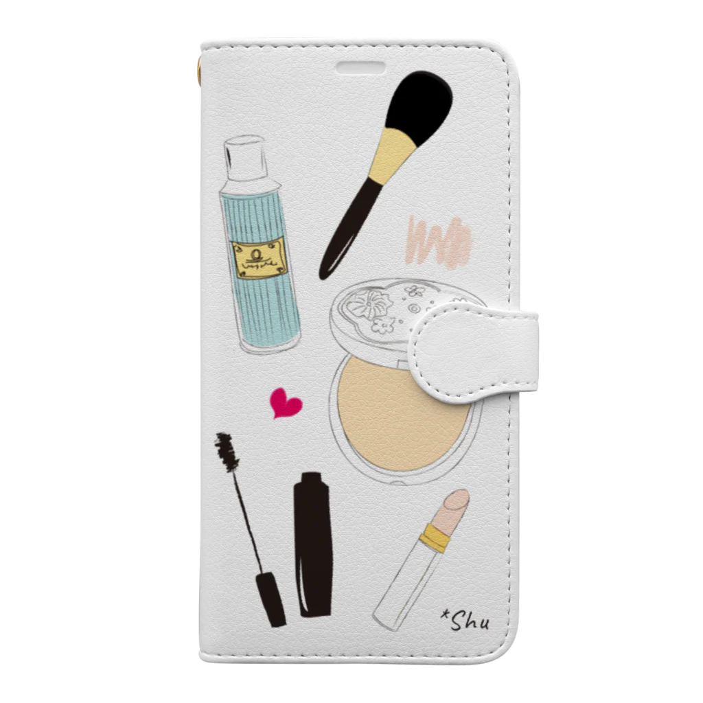 *Shuのsweet cosmetics Book-Style Smartphone Case