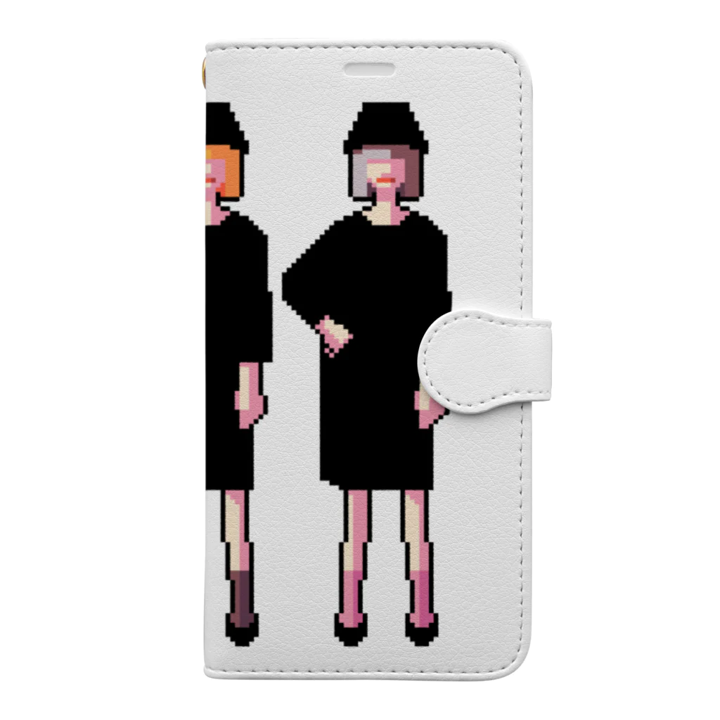 ずぅんの三人の女の子 Book-Style Smartphone Case