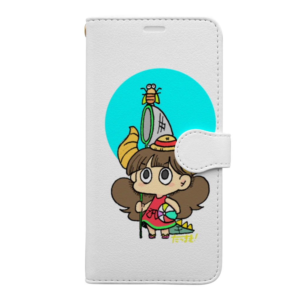 たつまきの夏だぜたつまきちゃん Book-Style Smartphone Case