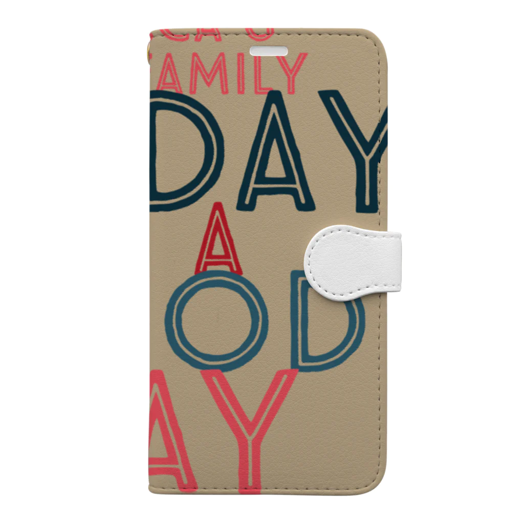 Licca's LickのToday is a good day カカオ&シトラス Book-Style Smartphone Case