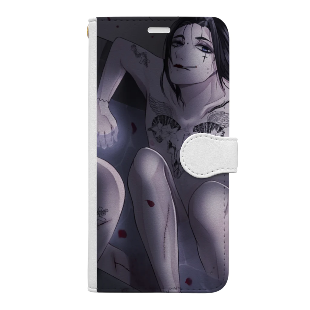 蓮乃 椿の刺青くん Book-Style Smartphone Case