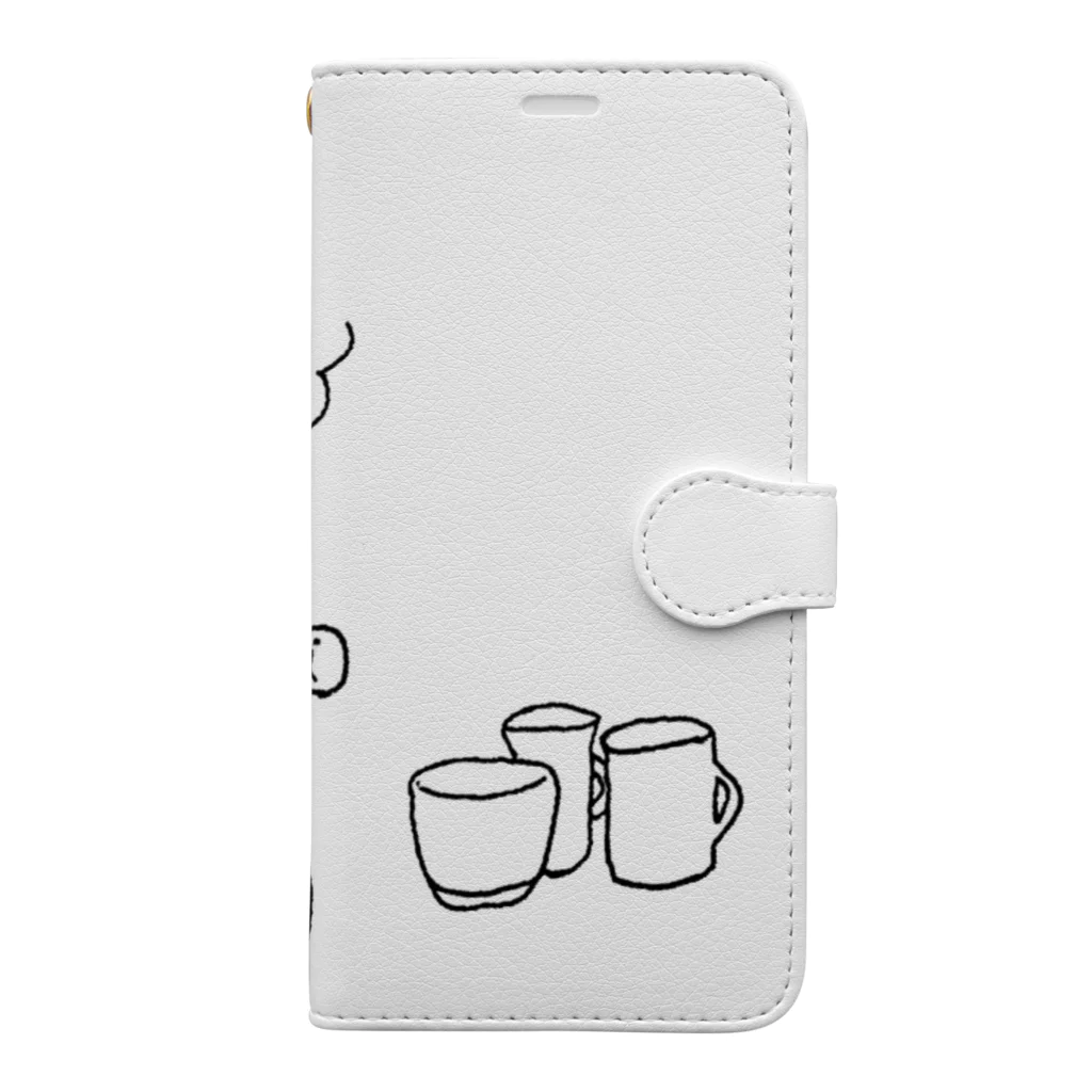 気ままに創作　よろず堂のほっとひと息 Book-Style Smartphone Case