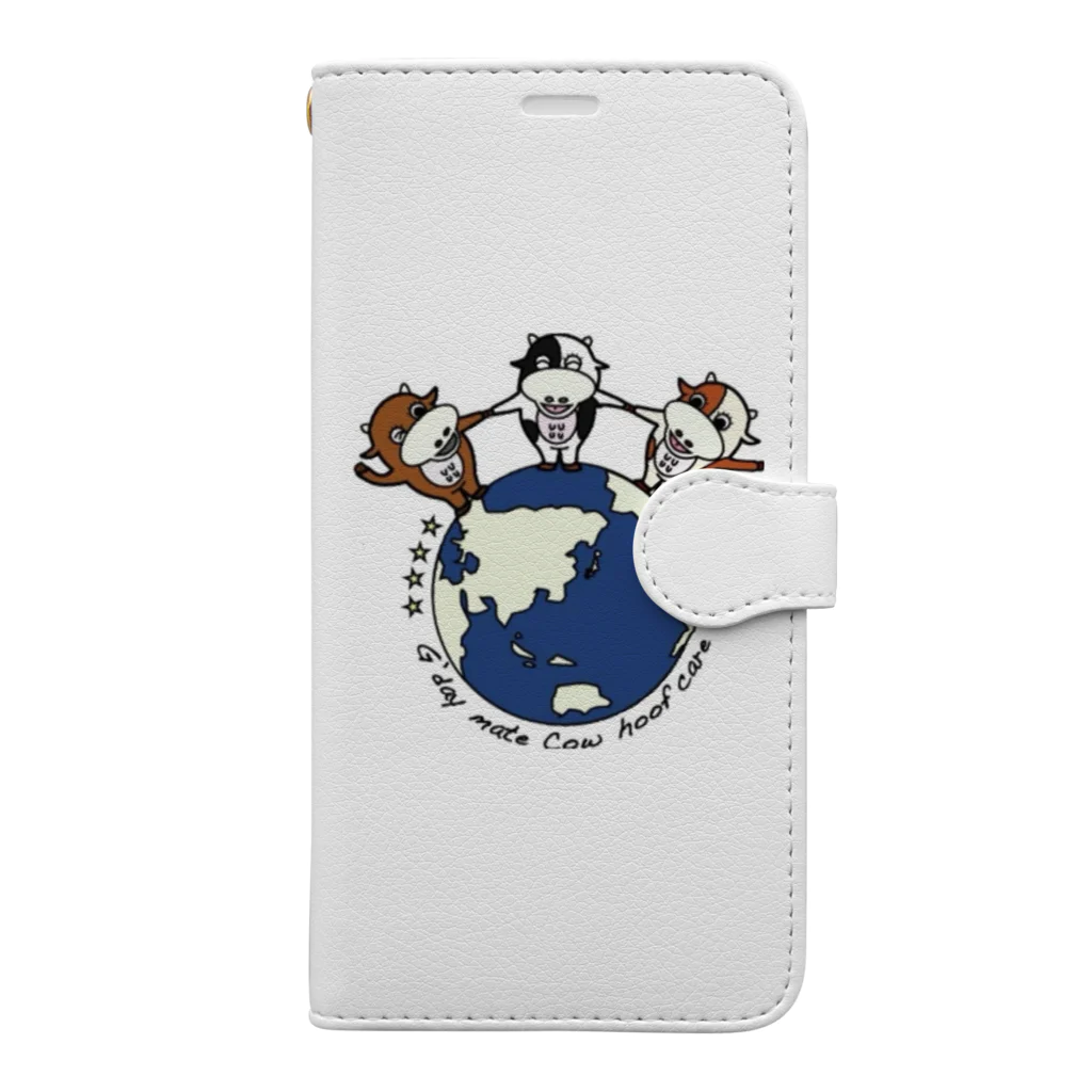 グッデイCOW のワールドカウ Book-Style Smartphone Case