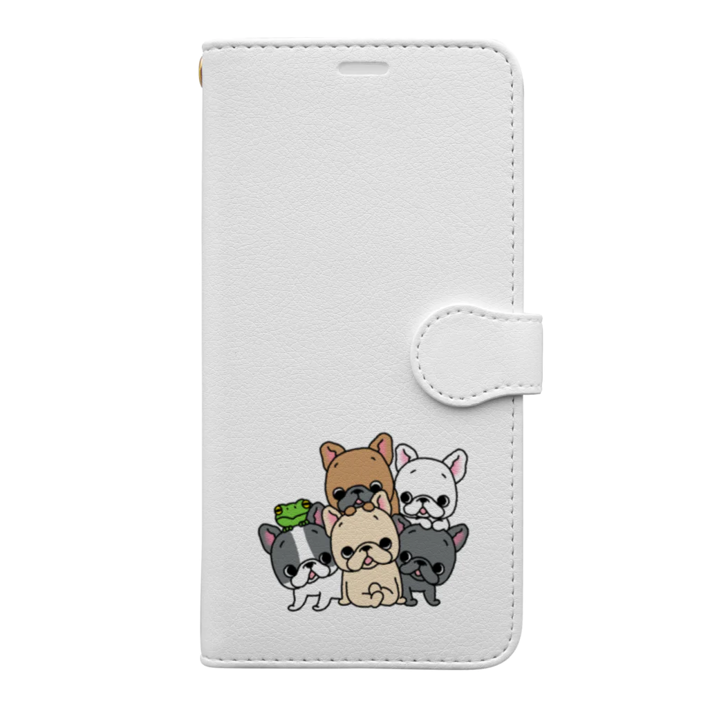 2216studioのフレブルだよ!全員集合！ Book-Style Smartphone Case