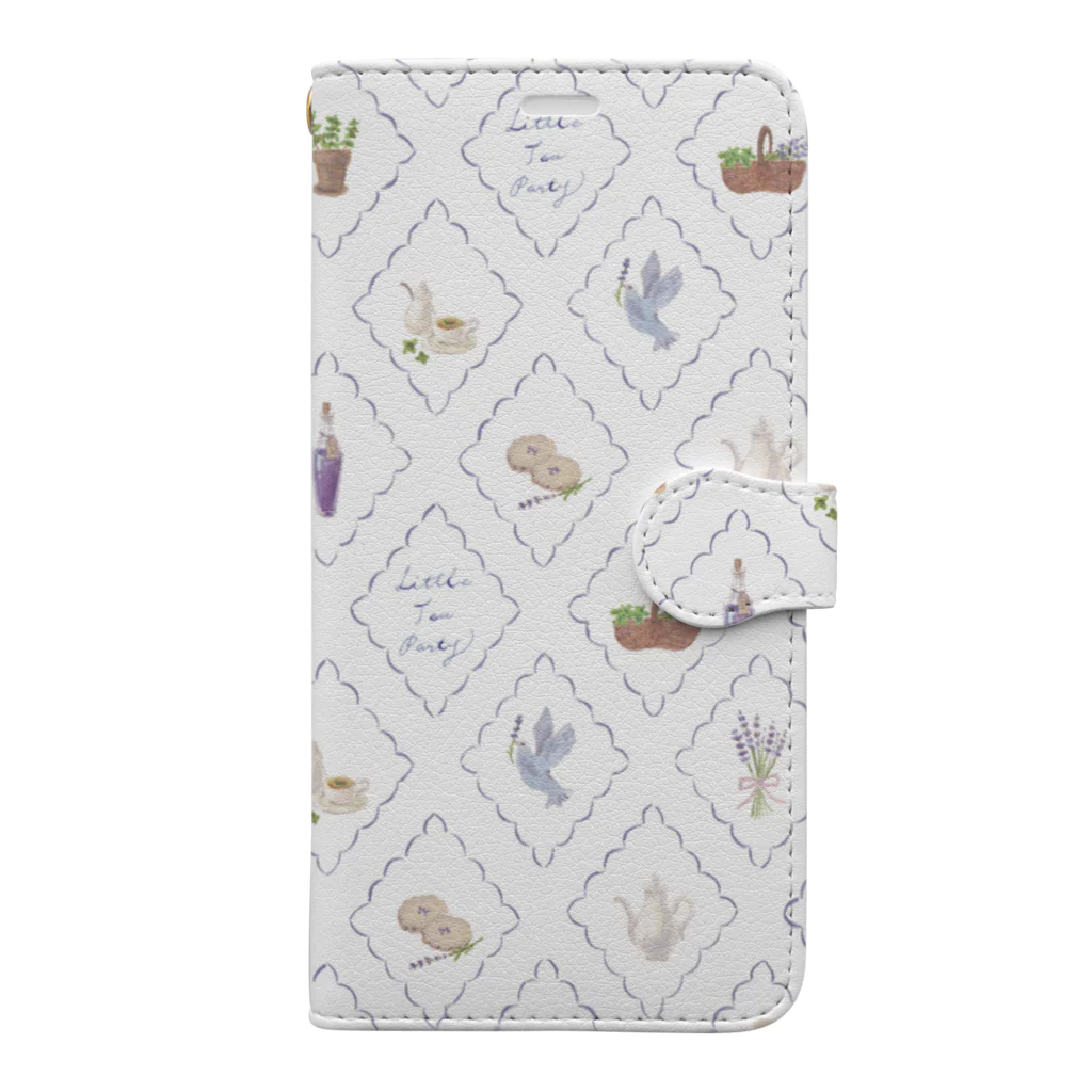 mika yoshidaのlittle tea party Book-Style Smartphone Case