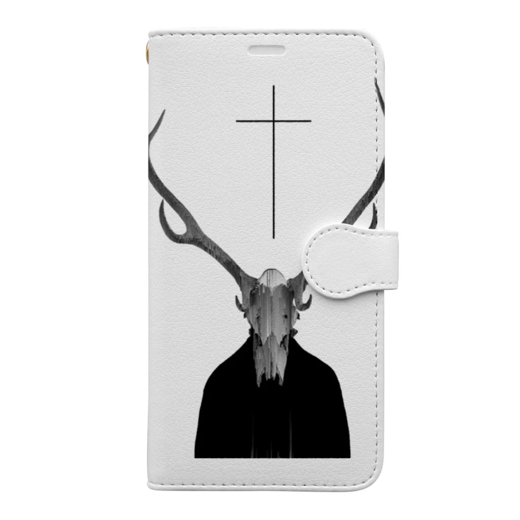 penoitrodのBone&Cross Book-Style Smartphone Case