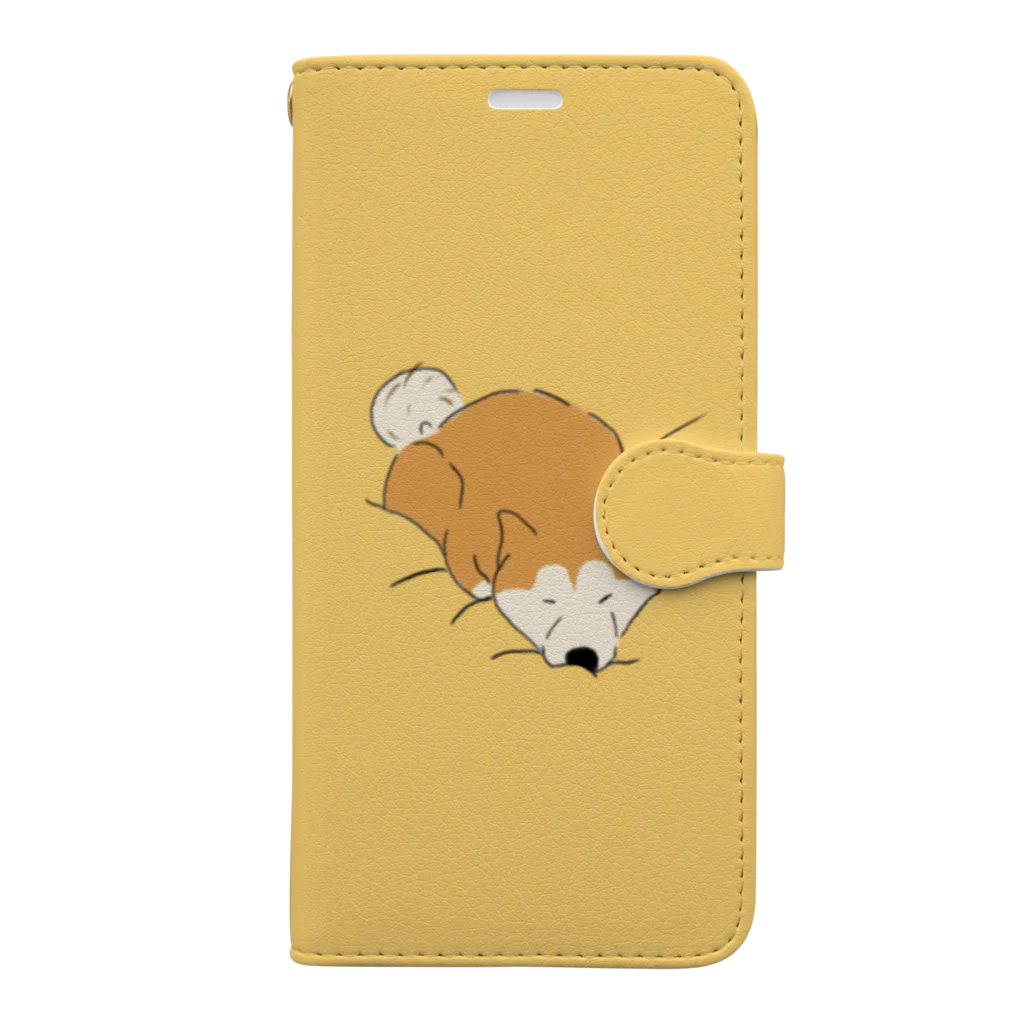 柴犬の里のシバノコ Book-Style Smartphone Case