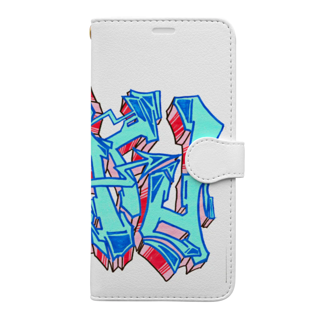 あさぎのgraffiti 「SNAFU」　Ver.color Book-Style Smartphone Case